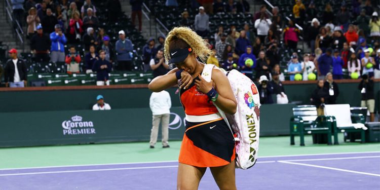 Naomi Osaka, Indian Wells turnuvasına gözyaşlarıyla veda etti