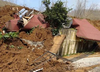 Ordu'da heyelan: Üç ev yıkıldı, toprak hareketliliği sürüyor