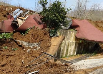 Ordu’da heyelan: 4 ev yıkıldı, hayvanlar telef oldu