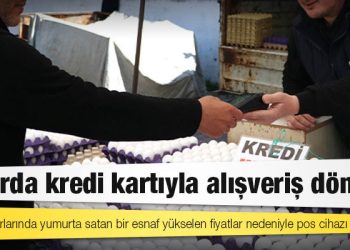 Pazarda kredi kartıyla alışveriş dönemi