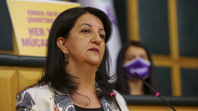 Pervin Buldan: Siz 'Ukrayna'da barış olsun' derken bu ülkede barış isteyen Selahattin Demirtaş cezaevinde