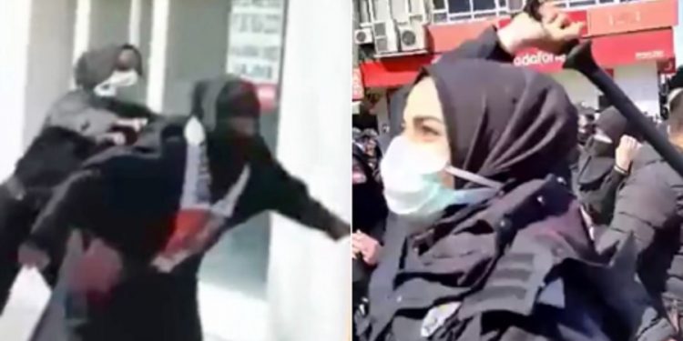 Polislerden kan donduran konuşmalar: ‘Kızlar bugün iyi stres attı, bayağı inlettirdi, türbanlı türbanlıya vurur mu diyor’