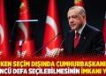 Prof. Dr. &Ouml;zbudun: Erken se&ccedil;im dışında cumhurbaşkanının &uuml;&ccedil;&uuml;nc&uuml; defa se&ccedil;ilebilmesinin imkanı yok