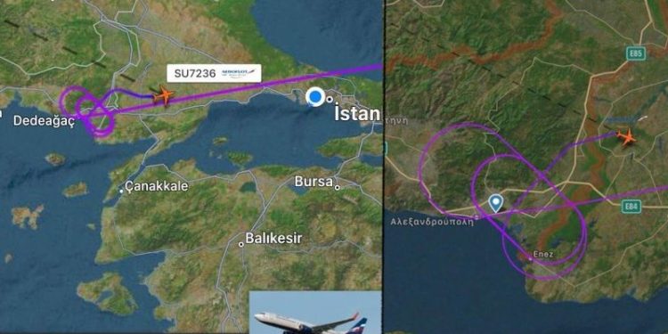 Rusya uçağı Türkiye hava sahasından geçti, Yunanistan'da engele takılıp döndü