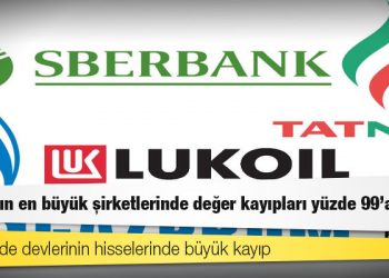 Rusya'nın en büyük şirketlerinde değer kayıpları yüzde 99'a ulaştı
