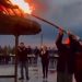 SDG, ABD Dışişleri Bakanlığı temsilcisiyle Haseke'de Newroz meşalesini yaktı