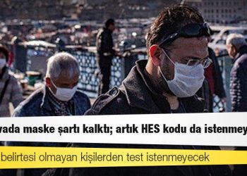 Sağlık Bakanı Koca: Açık havada maske şartı kalktı; artık HES kodu da istenmeyecek