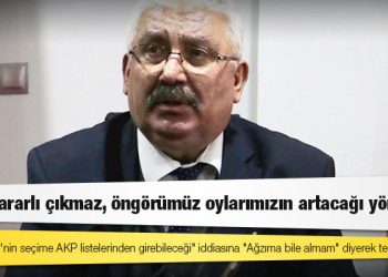 Semih Yalçın: MHP zararlı çıkmaz, öngörümüz oylarımızın artacağı yönünde