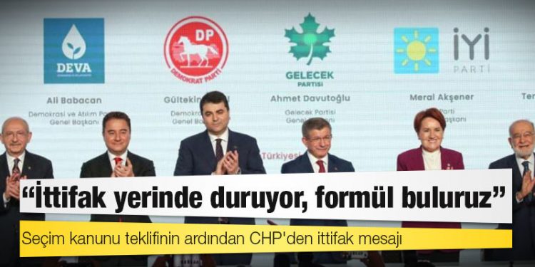 Seçim kanunu teklifinin ardından CHP'den ittifak mesajı: Formül buluruz