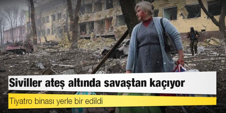 Siviller ateş altında savaştan kaçıyor