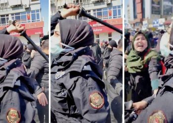 Soylu’ya göre başörtülü polisin cop kullanması provokasyon