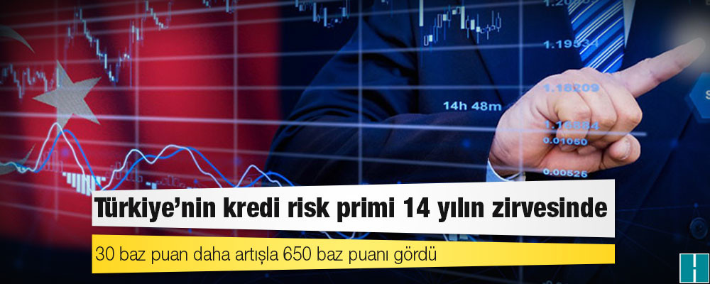 Türkiye'nin kredi risk primi 14 yılın zirvesinde