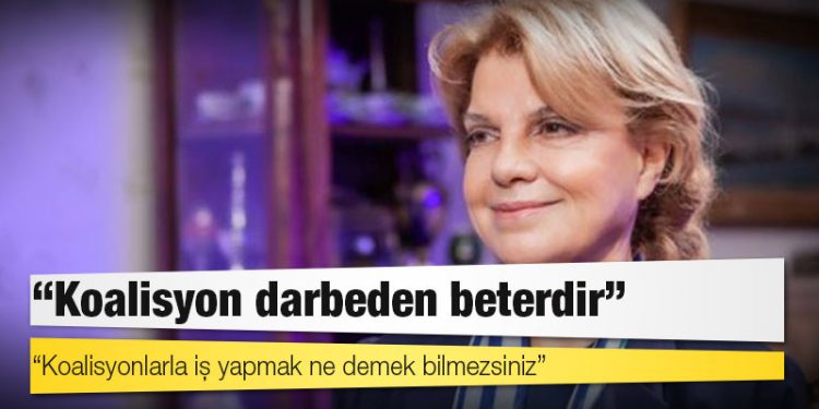 Tansu Çiller: Koalisyon darbeden beterdir