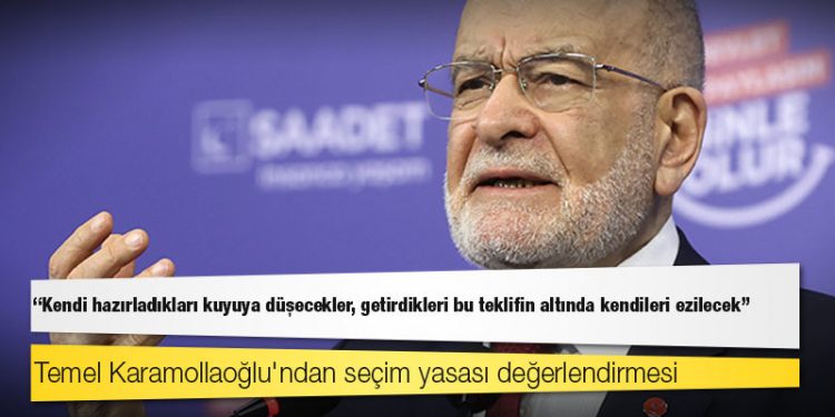 Temel Karamollaoğlu'ndan seçim yasası değerlendirmesi: Kendi hazırladıkları kuyuya düşecekler, getirdikleri bu teklifin altında kendileri ezilecek