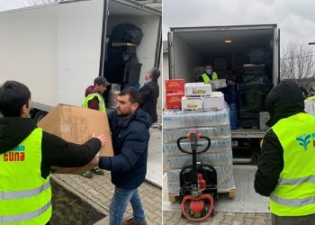 Tuna Vakfı’ndan Ukraynalı kadın ve çocuklara yardım eli