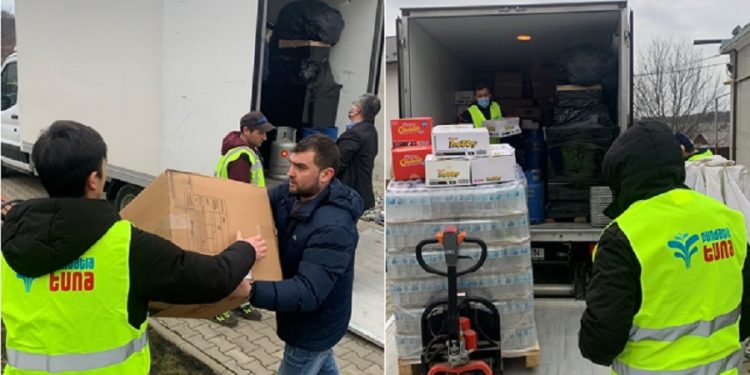 Tuna Vakfı’ndan Ukraynalı kadın ve çocuklara yardım eli