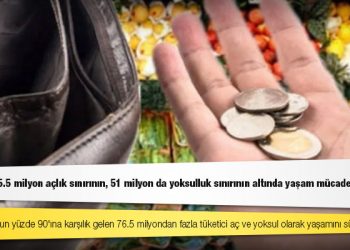 Tüketici Hakları Derneği: Türkiye'de 25.5 milyon açlık sınırının, 51 milyon da yoksulluk sınırının altında yaşam mücadelesi veriyor
