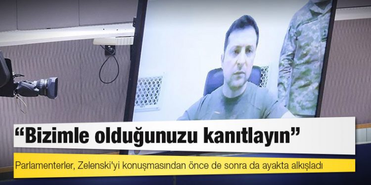 Ukrayna Devlet Başkanı Zelenskiy Avrupa Parlamentosu'na seslendi: "Bizimle birlikte olduğunuzu ispatlayın, ancak o zaman aydınlık karanlığı yenecek"