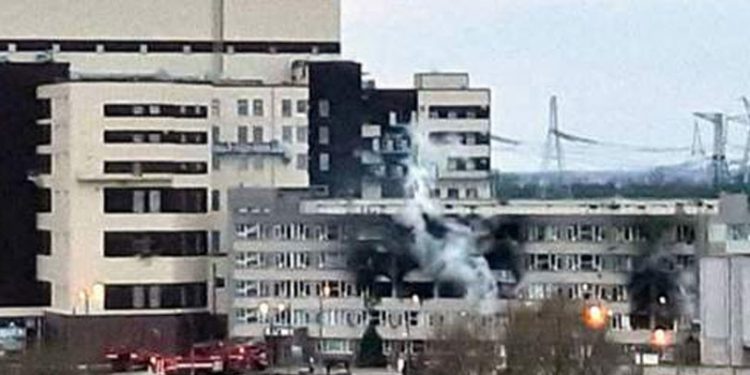 Ukrayna Dışişleri Bakanlığı: Zaporijya nükleer santralindeki yangında çok sayıda kişi öldü ve yaralandı