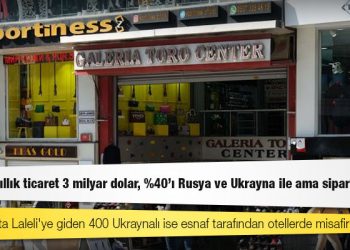 Ukrayna krizinin faturası Laleli'ye çıktı