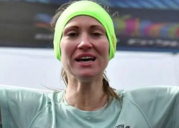 Ukrayna'dan kaçan bir kadın Kudüs maratonunu kazandı