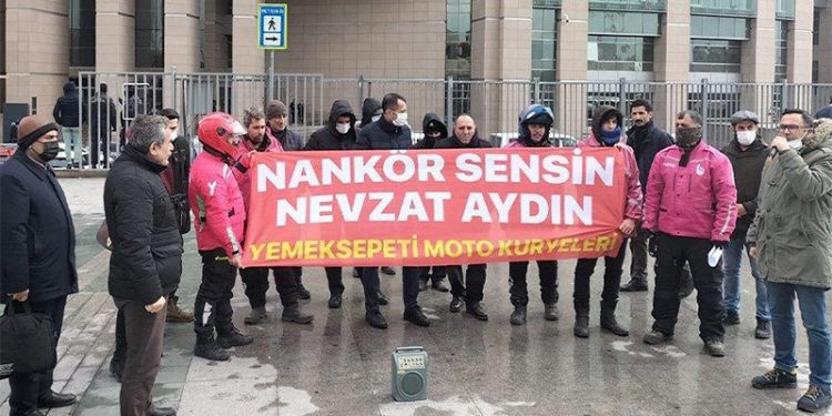 Yemeksepeti işçilerinden Nevzat Aydın hakkında suç duyurusu