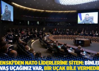 Zelenski'den NATO liderlerine sitem: Binlerce savaş u&ccedil;ağınız var, bir u&ccedil;ak bile vermediniz