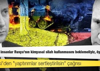Zelenski'den "yaptırımlar sertleştirilsin" çağrısı: "Biz canlı insanlar Rusya'nın kimyasal silah kullanmasını beklemeliyiz, öyle mi?"
