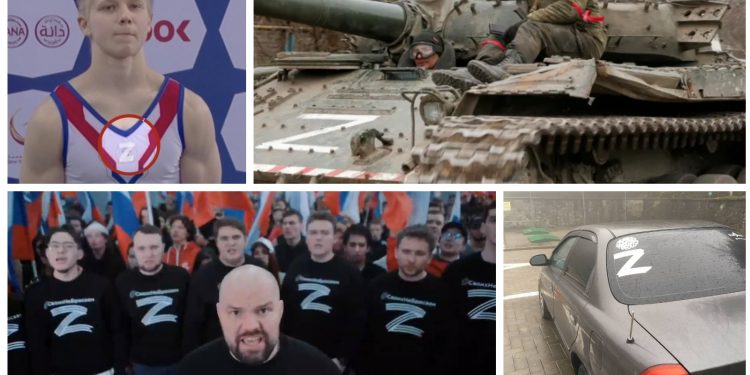 Önce Rus tanklarında görüldü; işgali destekleyenlerin sembolü hâline geldi; sosyal medya, 'Z'nin anlamını tartışıyor