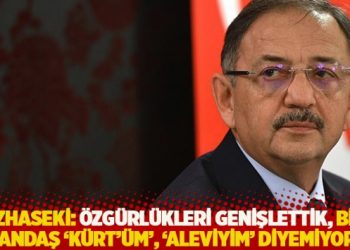 &Ouml;zhaseki: &Ouml;zg&uuml;rl&uuml;kleri genişlettik, bir vatandaş 'K&uuml;rt'&uuml;m', 'Aleviyim' diyemiyordu