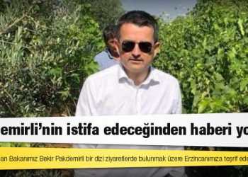 İddaa: Pakdemirli'nin istifa edeceğinden haberi yoktu