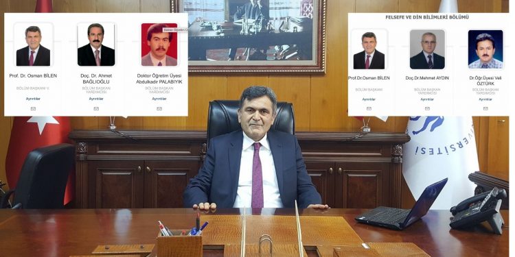 İlahiyat dekanının veteriner fakültesi üyeliği dahil 21 idari görevi var
