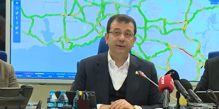 İmamoğlu: Cumartesi kar şiddetlenecek, programlarınızı iptal edin