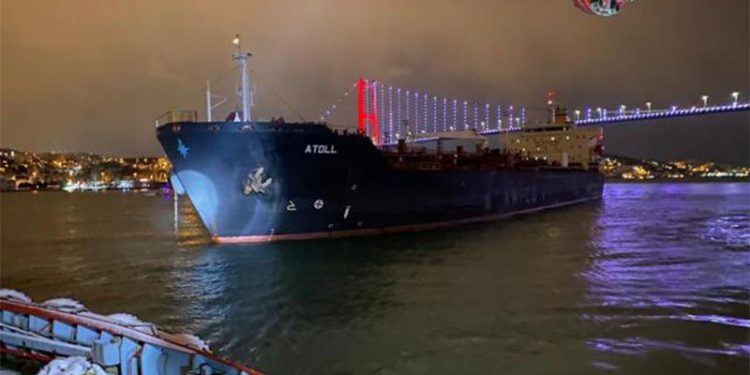 İstanbul Boğazı’nda gemi arızası