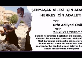 Şenyaşar ailesinden Adalet Nöbeti'nde birinci yıl çağrısı