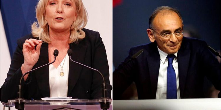 Fransızların en az yarısı Le Pen ve Zemmour’u ‘demokrasi için tehlike” olarak görüyor