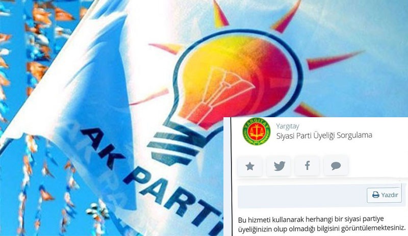 2012 yılında AKP’ye üye yapıldığını öğrendi, savcılığa başvurdu