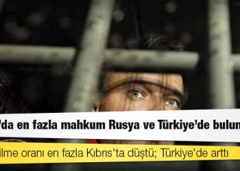 2021 Yıllık Ceza İstatistikleri Raporu: Avrupa'da en fazla mahkum Rusya ve Türkiye'de bulunuyor