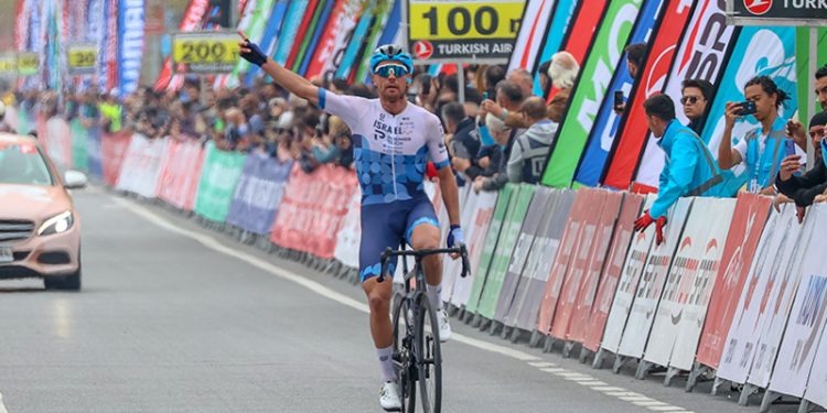 57. Cumhurbaşkanlığı Türkiye Bisiklet Turu'nun yedinci etabını Patrick Bevin kazandı