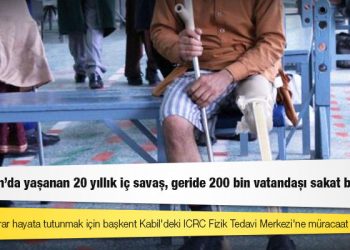 Afganistan'da yaşanan 20 yıllık iç savaş, geride 200 bin vatandaşı sakat bıraktı