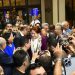 Akşener, 'Kahrolsun istibdat, yaşasın hürriyet' sloganı ile karşılandı