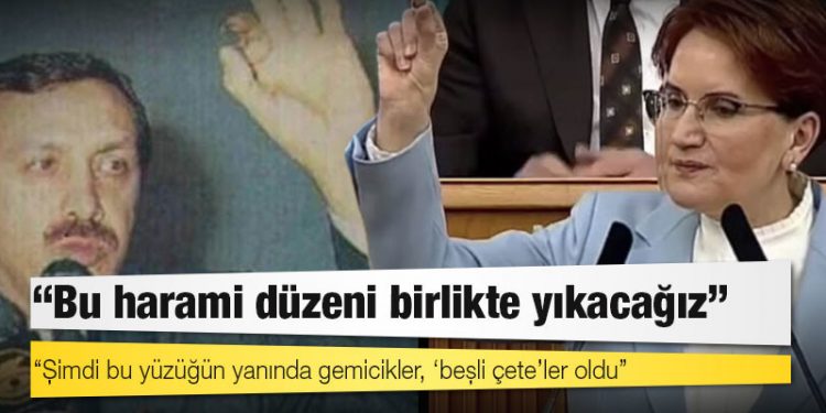 Akşener'den Erdoğan'a yüzük göndermesi: Şimdi bu yüzüğün yanında gemicikler, ‘beşli çete’ler oldu