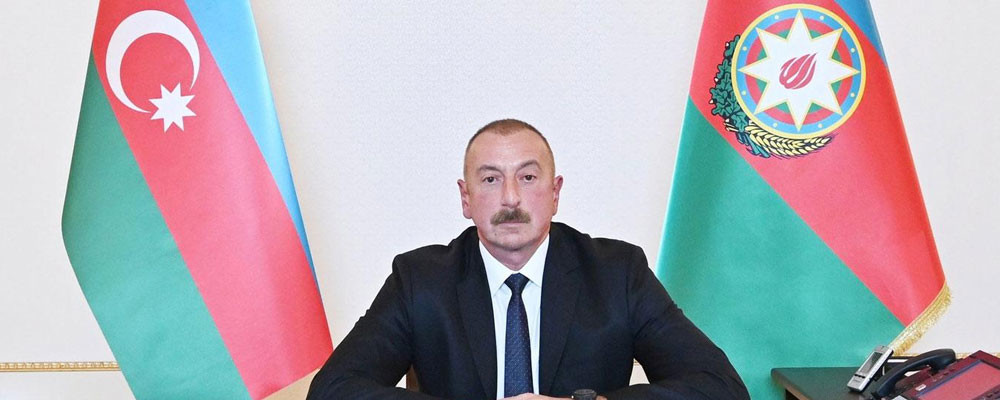 Aliyev: Azerbaycan önerdiği çerçevede barış anlaşması imzalamaması halinde Ermenistan'ın toprak bütünlüğünü tanımayacak