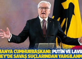 Almanya Cumhurbaşkanı: Putin ve Lavrov Lahey'de savaş su&ccedil;larından yargılanmalı