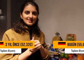 Almanya'da 3 yıl önceki alışverişin aynısını yaptılar; sadece 3 Euro fark ödediler