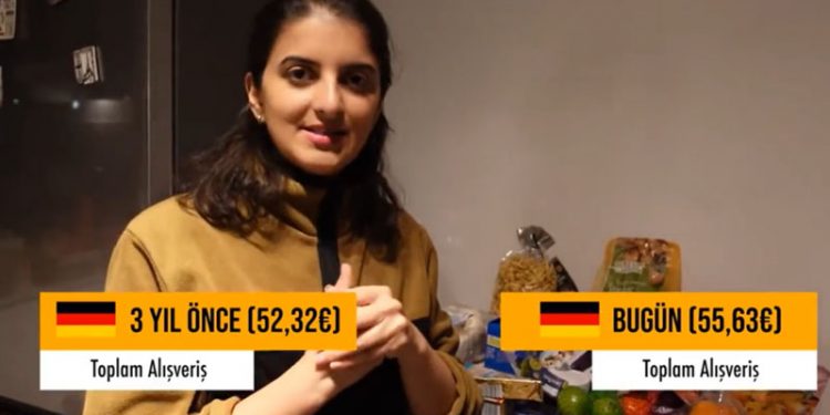 Almanya'da 3 yıl önceki alışverişin aynısını yaptılar; sadece 3 Euro fark ödediler