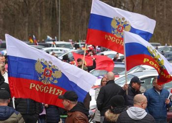 Almanya'da yaşayan Rus asıllı vatandaşlardan tepki