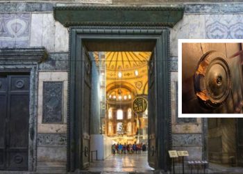 Ayasofya’nın tarihi kapısındaki tahribata, skandal savunma: Büyütecek bir şey yok!