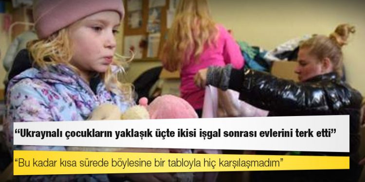 BM: Ukraynalı çocukların yaklaşık üçte ikisi işgal sonrası evlerini terk etti