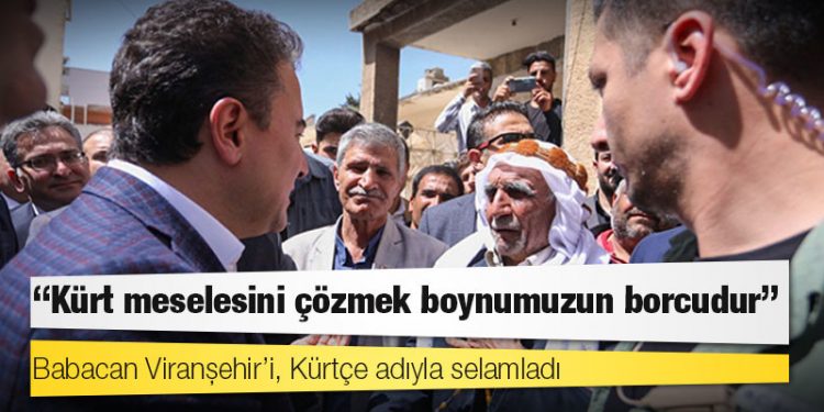 Babacan: Kürt meselesini çözmek boynumuzun borcudur